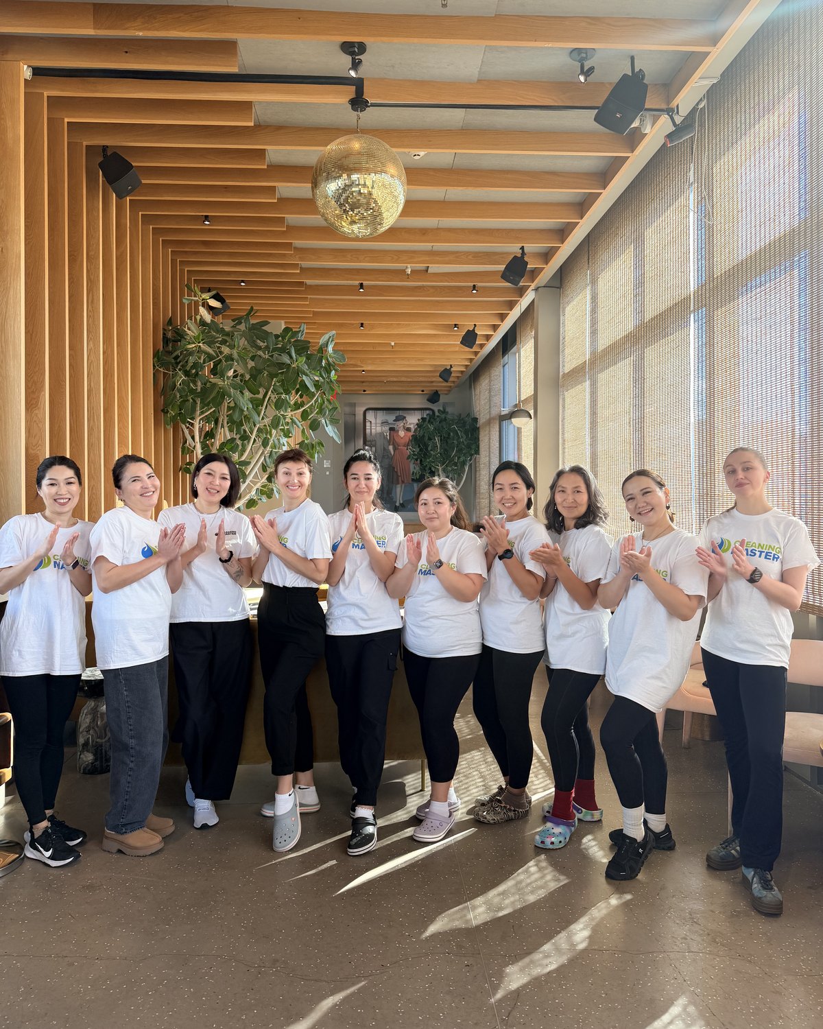 The Cleaning Master team of professional cleaners together in New York